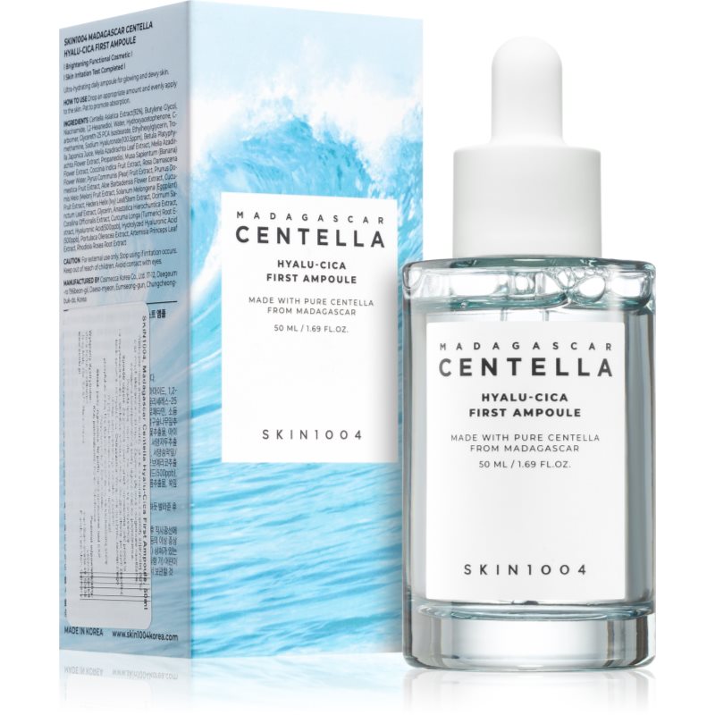 SKIN1004 Madagascar Centella Hyalu-Cica First Ampoule revitalisierendes Feuchtigkeitsserum 50 ml