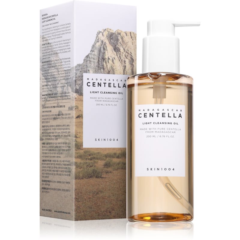 SKIN1004 Madagascar Centella Light Cleansing Oil čistiaci a odličovací olej s upokojujúcim účinkom 200 ml (obrázok 5)