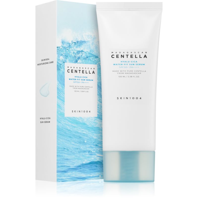 SKIN1004 Madagascar Centella Hyalu-Cica Water-Fit Sun Serum Schutz-Serum mit feuchtigkeitsspendender Wirkung SPF 50+ 100...