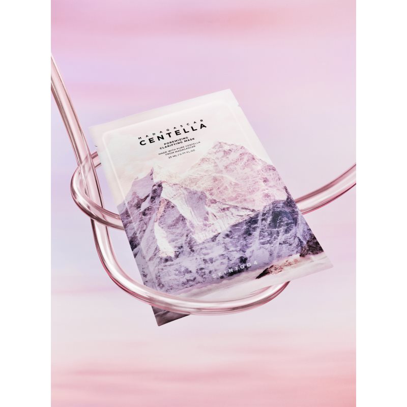 SKIN1004 Madagascar Centella Poremizing Clarifying Mask plátýnková maska pro vyhlazení pleti a minimalizaci pórů 23 ml (obrázek 4)