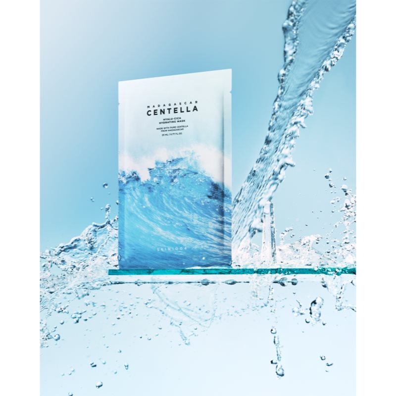 SKIN1004 Madagascar Centella Hyalu-Cica Hydrating Mask plátýnková maska s hydratačním a zklidňujícím účinkem 23 ml (obrázek 4)
