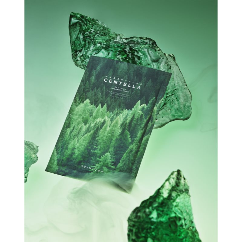SKIN1004 Madagascar Centella Tea-Trica Relaxing Mask plátýnková maska pro zklidnění pleti 23 ml (obrázek 4)