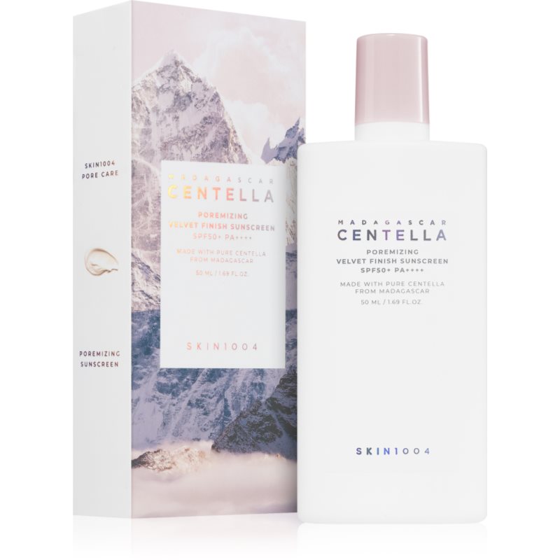 SKIN1004 Madagascar Centella Poremizing Velvet Finish Sunscreen opaľovací krém na tvár pre mastnú pleť SPF 50+ 50 ml (obrázok 3)