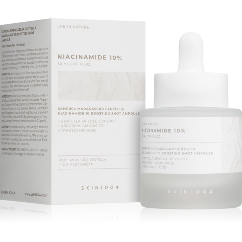 SKIN1004 Lab In Nature Niacinamide 10% Boosting Shot Ampoule regeneračné a rozjasňujúce sérum s hydratačným účinkom 30 ml (obrázok 3)