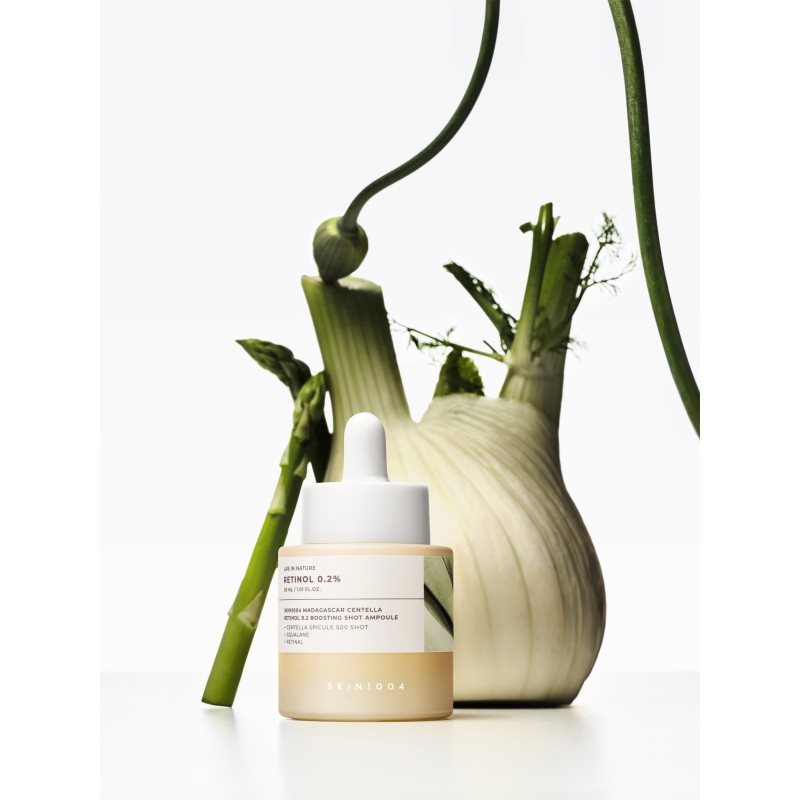 SKIN1004 Lab In Nature Retinol 0.2% Boosting Shot Ampoule regeneračné sérum proti vráskam zvyšujúci elasticitu pleti 30 ml (obrázok 7)