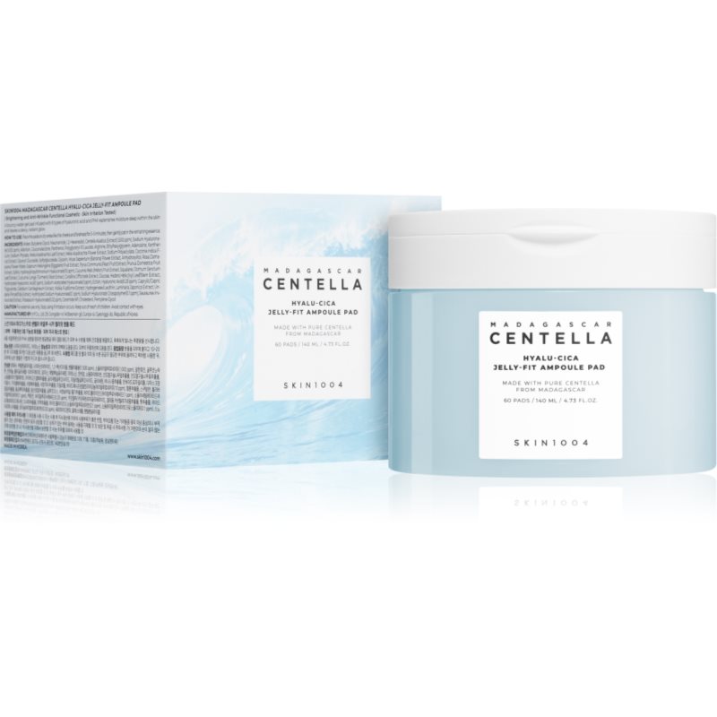 SKIN1004 Madagascar Centella Hyalu-Cica Jelly-Fit Ampoule Pad tonizačné vankúšiky pre dehydratovanú suchú pleť 60 ks (obrázok 3)