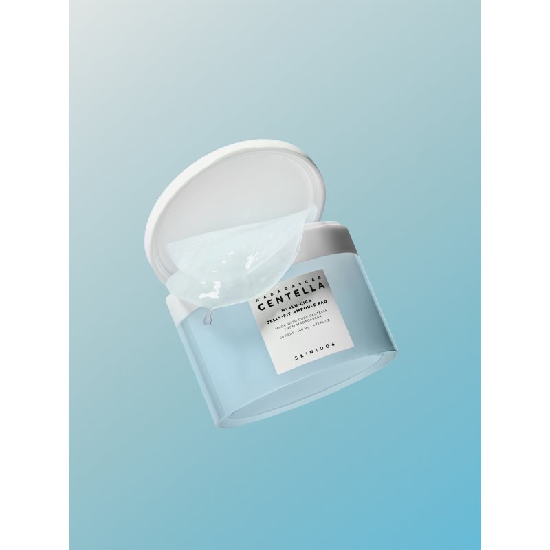 SKIN1004 Madagascar Centella Hyalu-Cica Jelly-Fit Ampoule Pad tonizačné vankúšiky pre dehydratovanú suchú pleť 60 ks (obrázok 9)