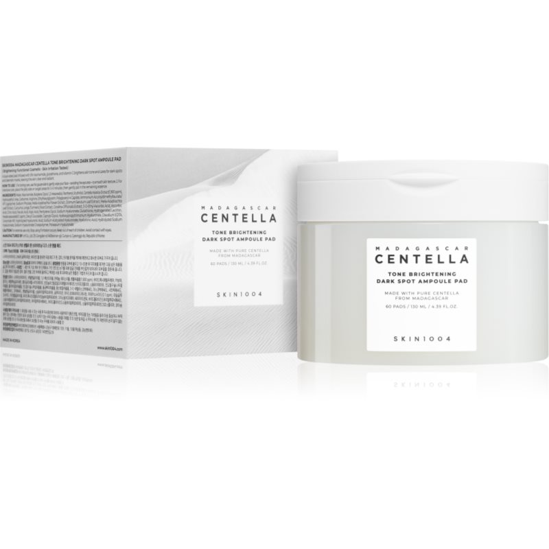 SKIN1004 Madagascar Centella Tone Brightening Dark Spot Ampoule Pad tonizačné vankúšiky proti tmavým škvrnám 60 ks (obrázok 3)