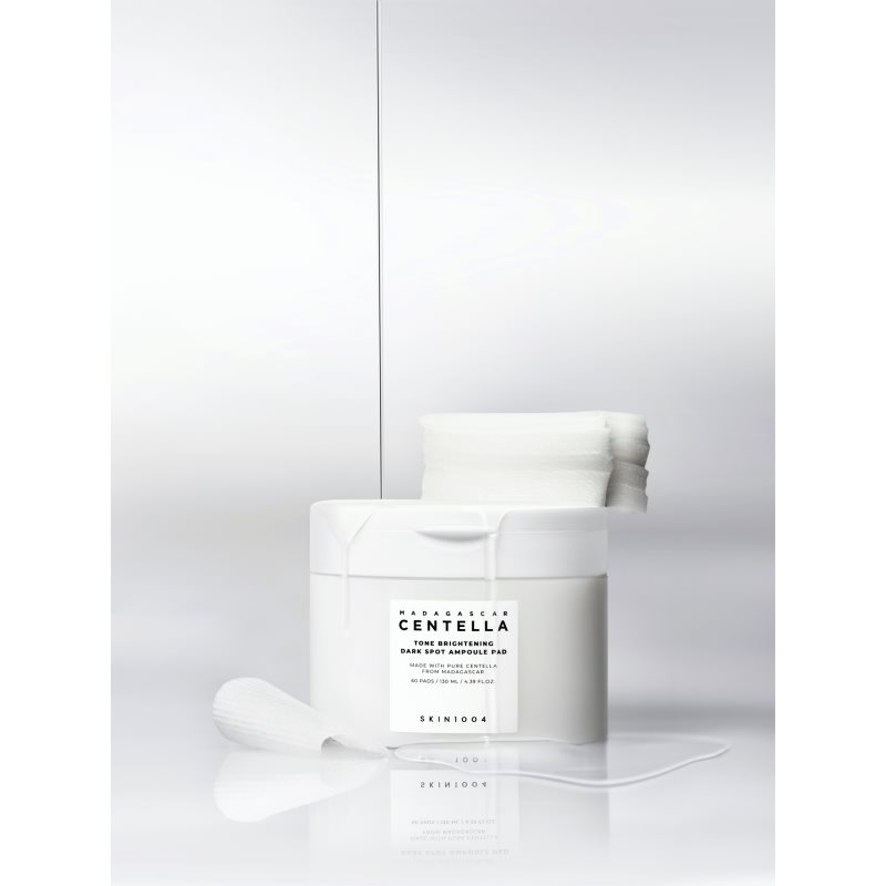 SKIN1004 Madagascar Centella Tone Brightening Dark Spot Ampoule Pad tonizačné vankúšiky proti tmavým škvrnám 60 ks (obrázok 4)