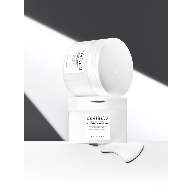 SKIN1004 Madagascar Centella Tone Brightening Dark Spot Ampoule Pad tonizačné vankúšiky proti tmavým škvrnám 60 ks (obrázok 10)