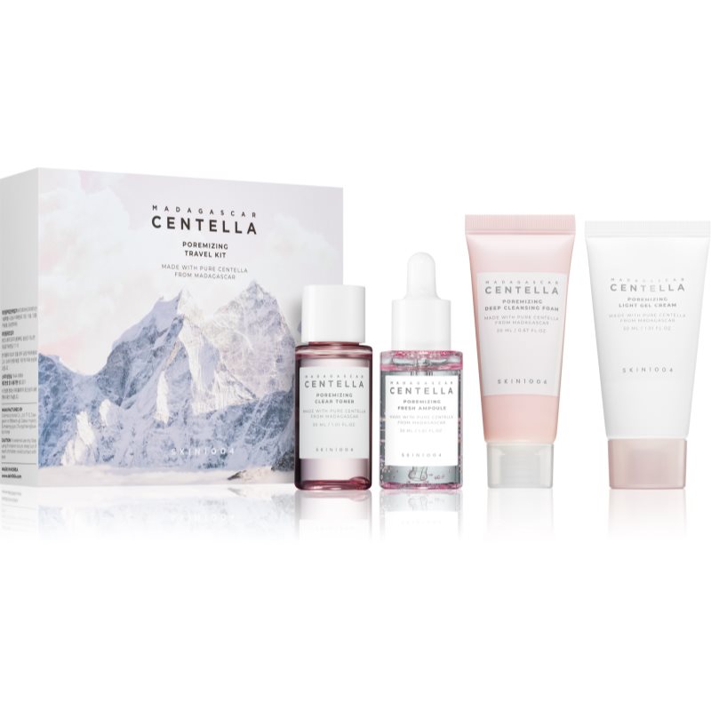 SKIN1004 Madagascar Centella Poremizing Travel Kit travel set to smooth skin and minimise pores