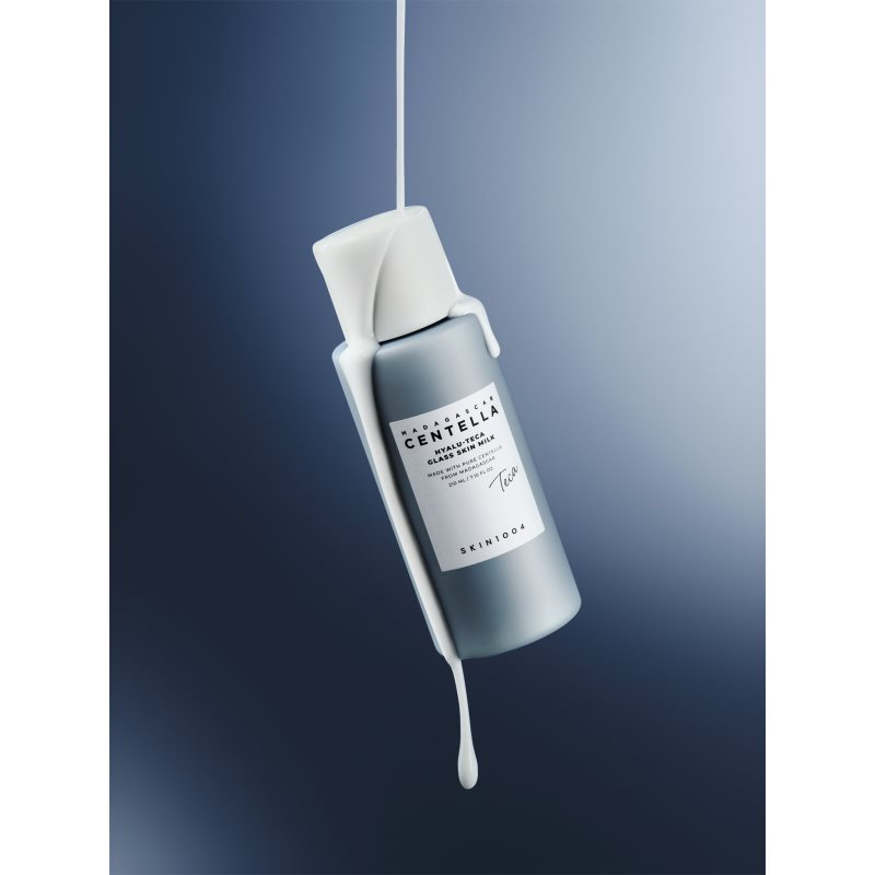 SKIN1004 Madagascar Centella Hyalu-Teca Glass Skin Milk mliečne tonikum pre rozjasnenie a hydratáciu 210 ml (obrázok 6)