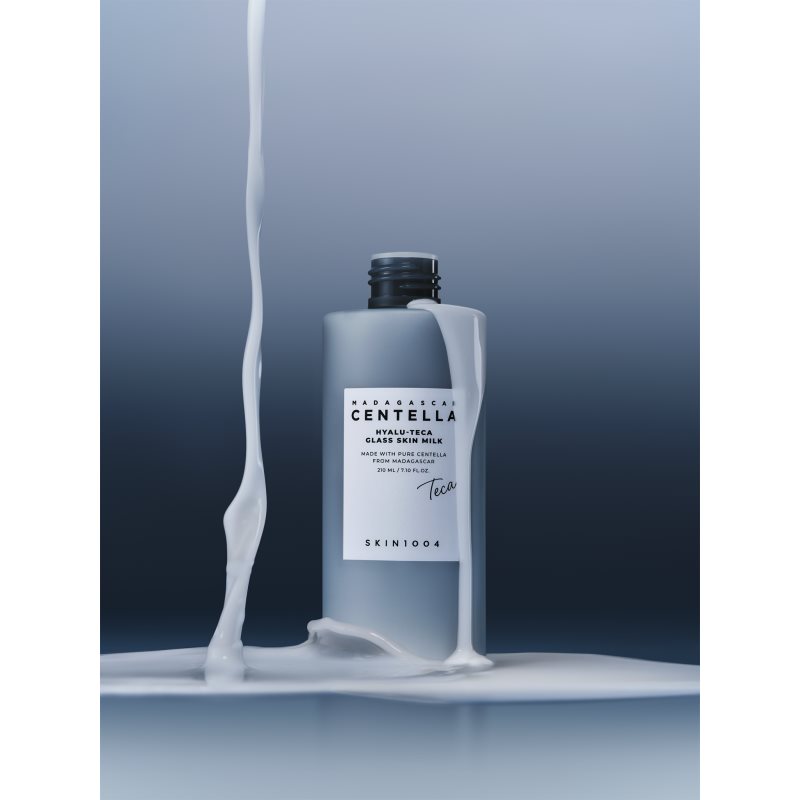 SKIN1004 Madagascar Centella Hyalu-Teca Glass Skin Milk mliečne tonikum pre rozjasnenie a hydratáciu 210 ml (obrázok 7)
