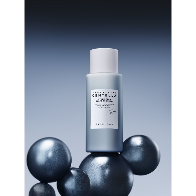 SKIN1004 Madagascar Centella Hyalu-Teca Glass Skin Milk mliečne tonikum pre rozjasnenie a hydratáciu 210 ml (obrázok 9)