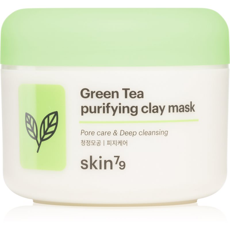 Skin79 Green Tea giliai valanti šveičiamoji kaukė su moliu 100 ml