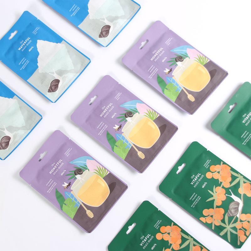 Skin79 Snail The Waterful зволожувальнакосметична марлева маска з екстрактом равлика 20 мл