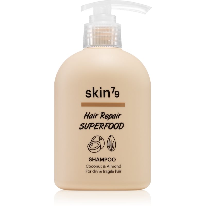 Skin79 Hair Repair Superfood Coconut & Almond šampūnas sausiems ir lūžinėjantiems plaukams 230 ml