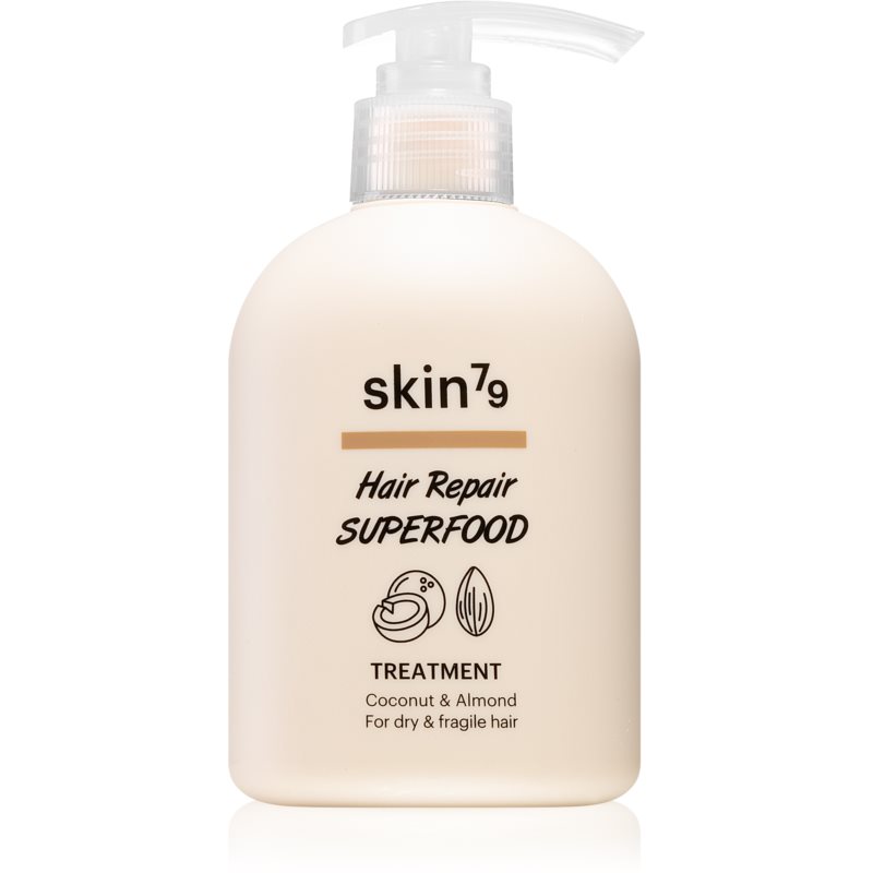 Skin79 Hair Repair Superfood Coconut & Almond kondicionierius sausiems ir lūžinėjantiems plaukams 230 ml