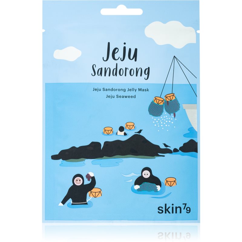 Skin79 Jeju Sandorong Jeju Seaweed plátenná maska s čistiacim efektom 33 ml