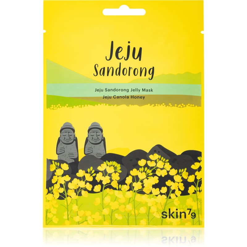 Skin79 Jeju Sandorong Jeju Canola Honey живильна тканинна маска для відновлення поверхневого шару шкіри 33 гр