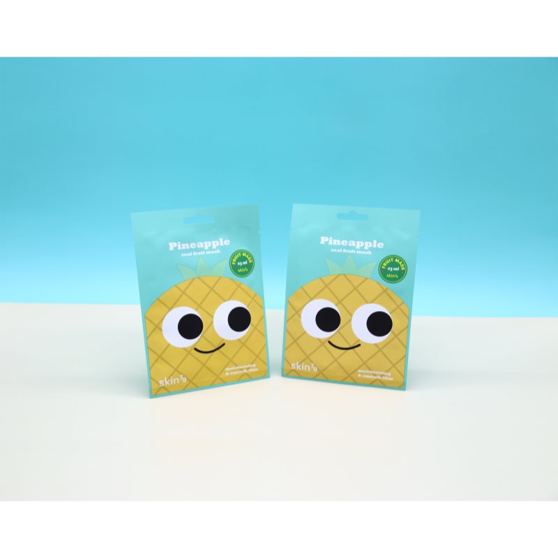 Skin79 Real Fruit Pineapple Masque En Tissu Lissant 23 Ml