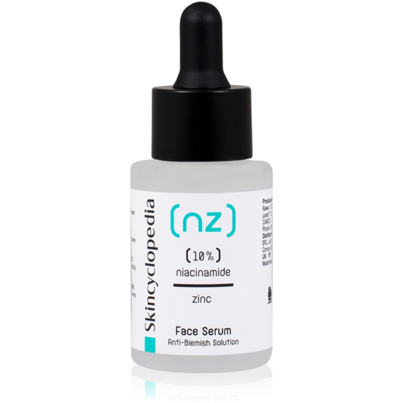 Skincyclopedia 10% Niacinamide Acid + Zinc sérum visage pour peaux à problèmes, acné 30 ml female