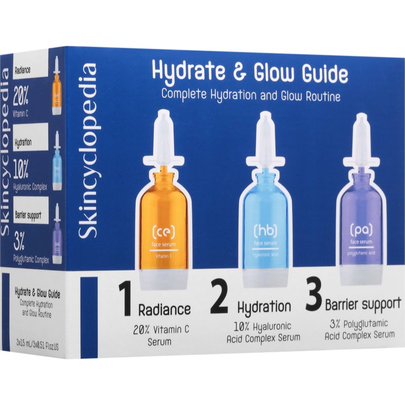 Skincyclopedia Hydrate & Glow Guide Coffret De Produits Hydratants Intenses