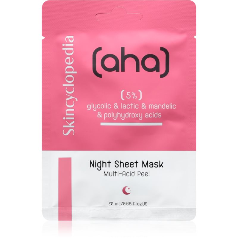 Skincyclopedia Night Sheet Mask plátenná maska na noc 20 ml