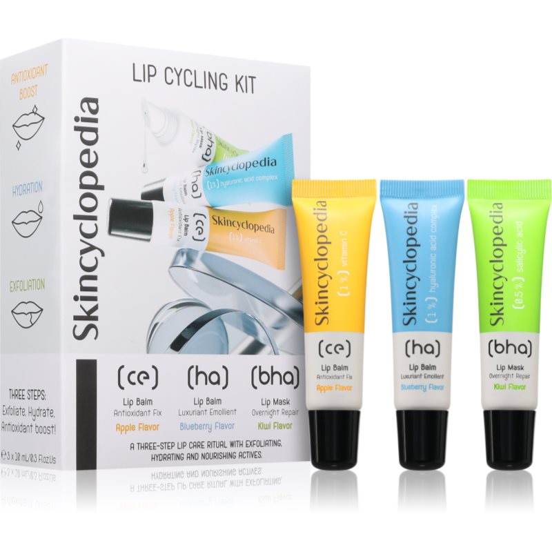 Skincyclopedia Lip Cycling Kit balzam za ustnice 3x10 ml