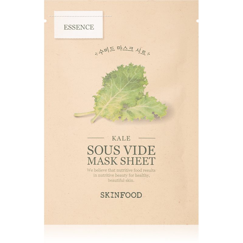 Skinfood Sous Vide Kale hydratačná plátienková maska 1 ks
