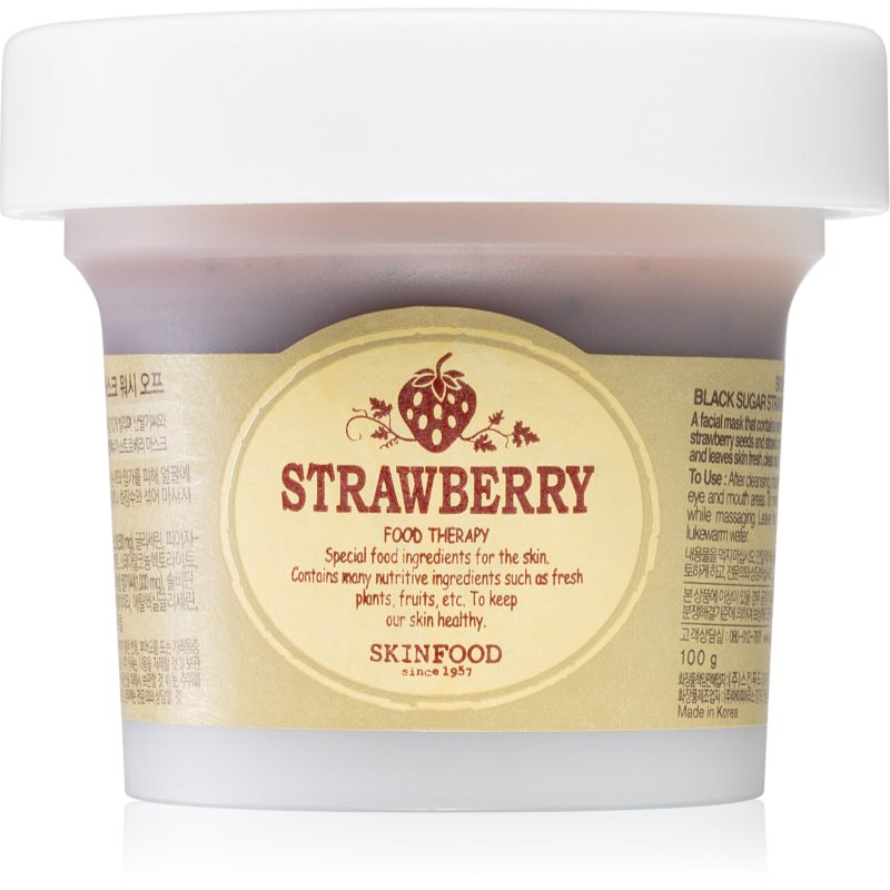

Skinfood Strawberry Black Sugar глибоко очищуюча маска-пілінг