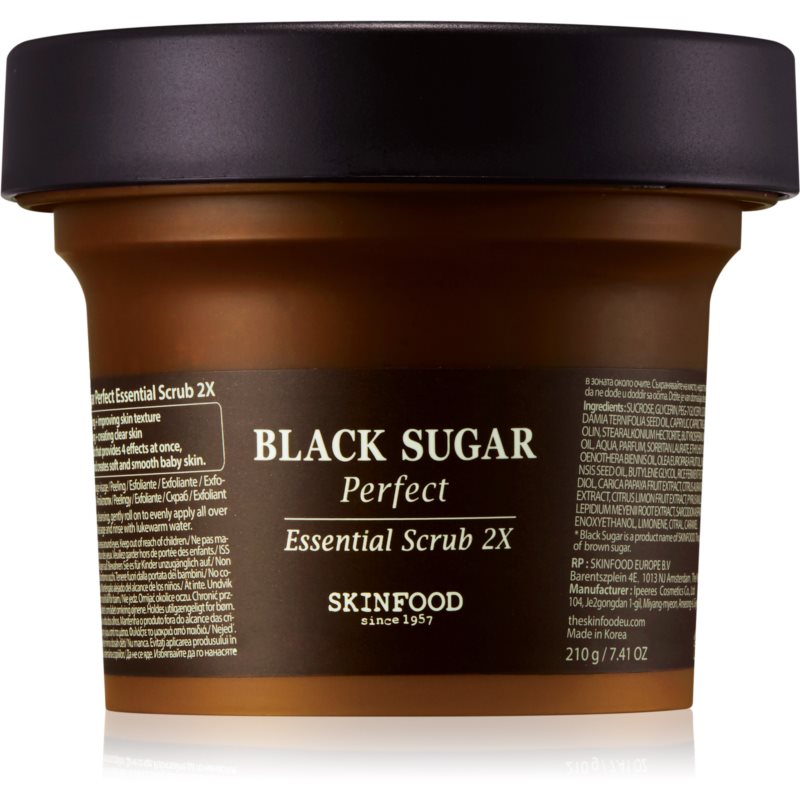 Skinfood Black Sugar Perfect cukrový pleťový peeling 210 g
