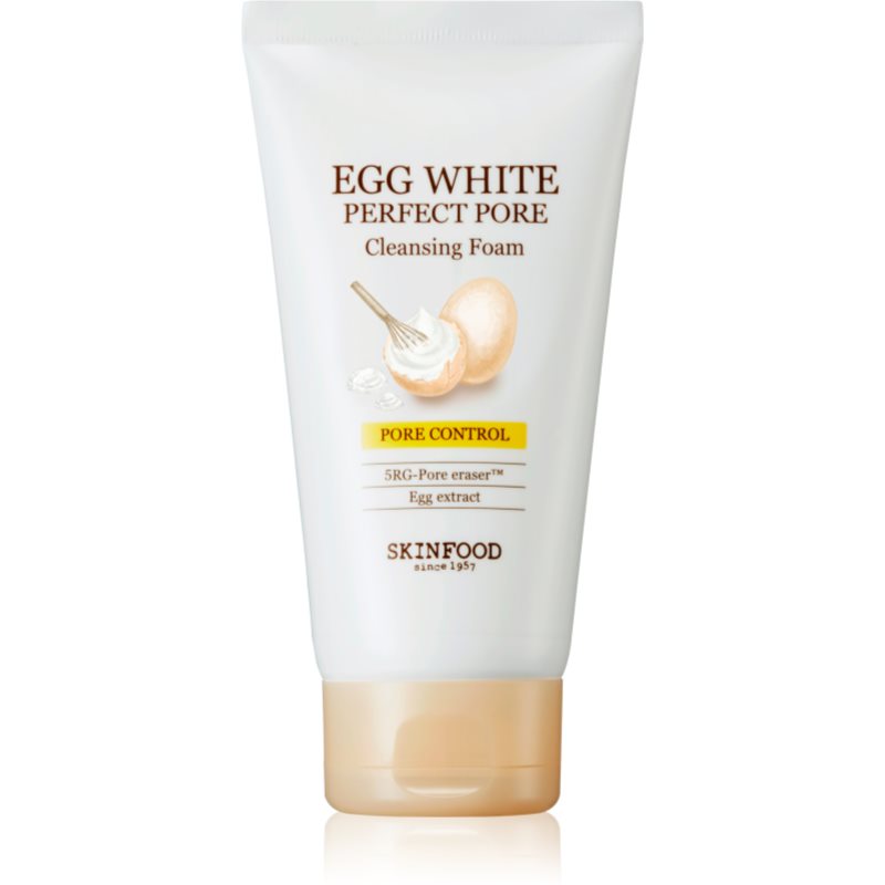 Skinfood Egg White Pore Control hĺbkovo čistiaca pena pre stiahnuté póry 150 ml