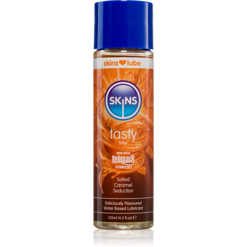 Skins Tasty Caramel lubrikačný gél 130 ml