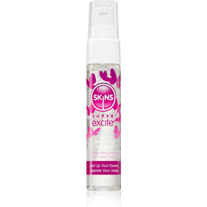 Skins Super Excite Clitoral stimulačný gél pre ženy 30 ml