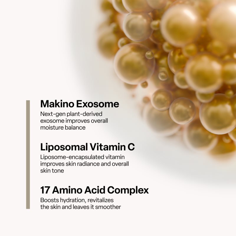 SKINSOO LuminaCell Exosome Sheet Mask Aufhellende Tuchmaske 22 g (Bild 3)