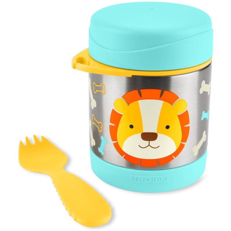 Skip Hop Zoo Food Jar Thermos For Food Lion 3 Y+ 325 Ml