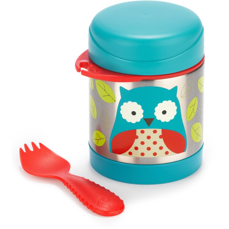 Skip Hop Zoo Food Jar Thermos For Food Owl 3 Y+ 325 Ml