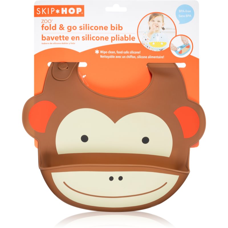 Skip Hop Zoo Monkey нагрудник 6m+ 1 кс