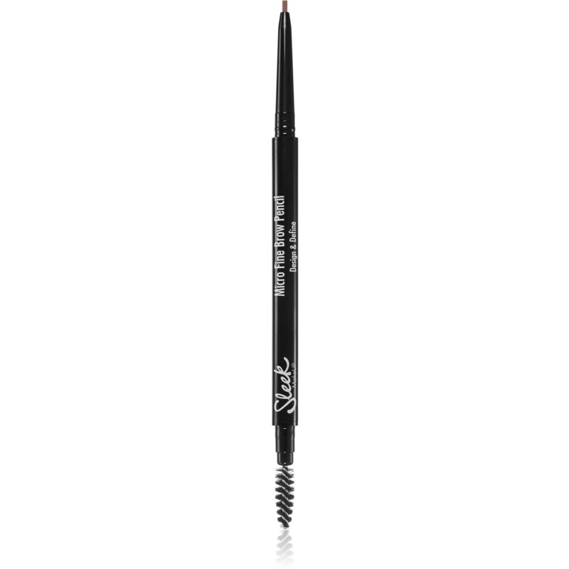 Sleek Micro-Fine Brow Pencil водостійкий олівець для брів зі щіточкою відтінок Medium Brown 6,3 гр