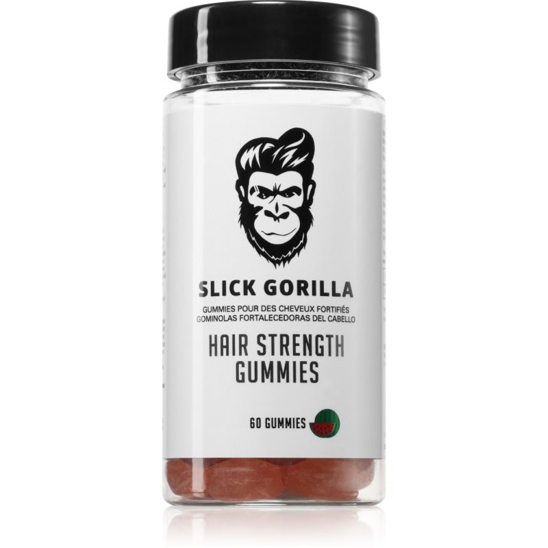 Slick Gorilla Hair Strength Gummies žvýkací tablety pro zdravé a krásné vlasy 60 ks