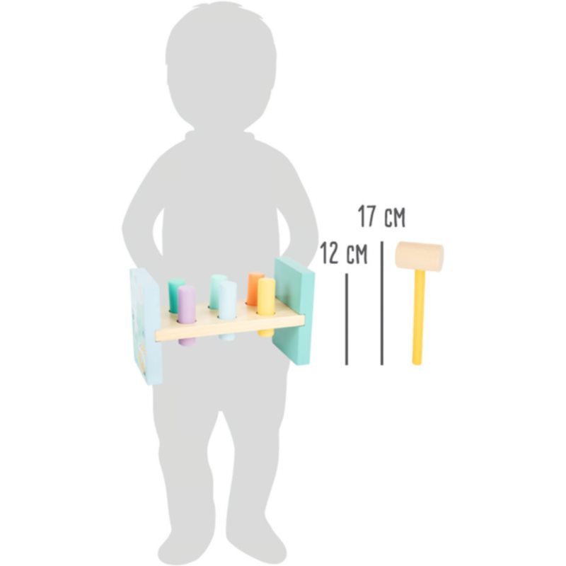 Small Foot By Legler Pastel Hammering Bench Jouet à Marteler 18m+ 1 Pcs