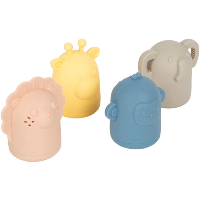 Small foot Silicone Bath Toy Set hračka do vody 12m+ 4 ks