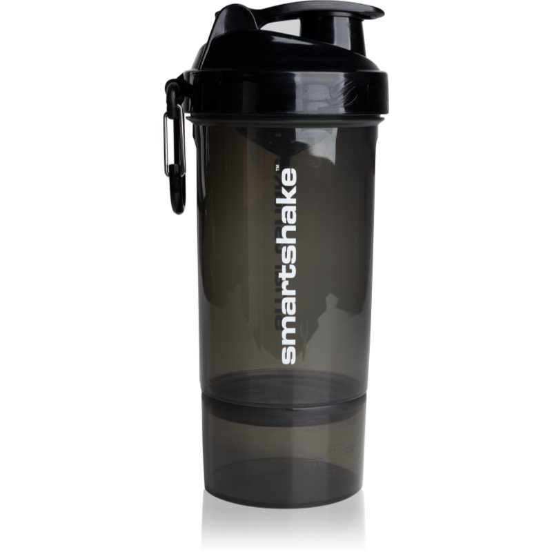 Smartshake Original2GO ONE спортивний шейкер + накопичувач колір Gunsmoke 800 мл