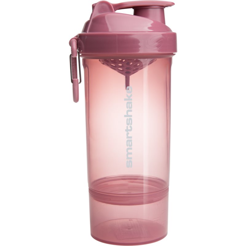 Smartshake Original2GO ONE спортивний шейкер + накопичувач колір Deep Rose Pink 800 мл