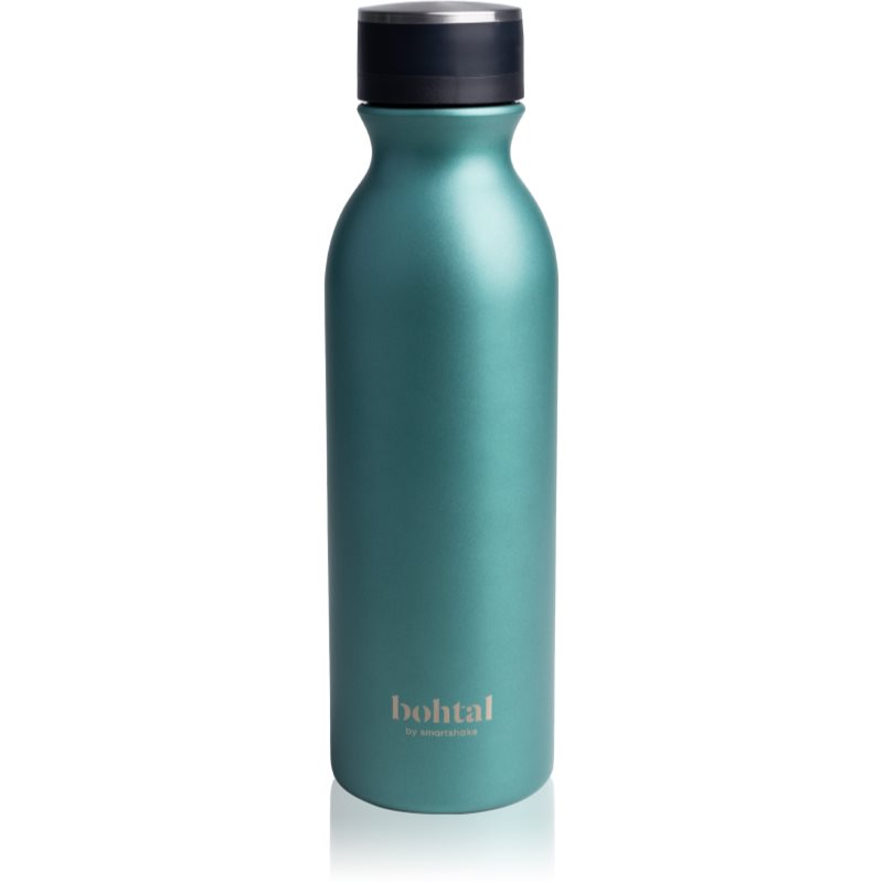 Smartshake Bohtal Wasserflasche aus Edelstahl Farbe Midnight Green 600 ml