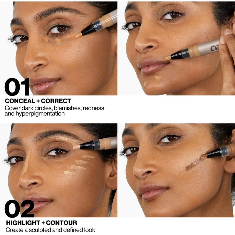 Smashbox Halo Healthy Glow 4-in1 Perfecting Pen Illuminating Concealer Pen Shade M10N -Level-One Medium With A Neutral Undertone 3,5 Ml