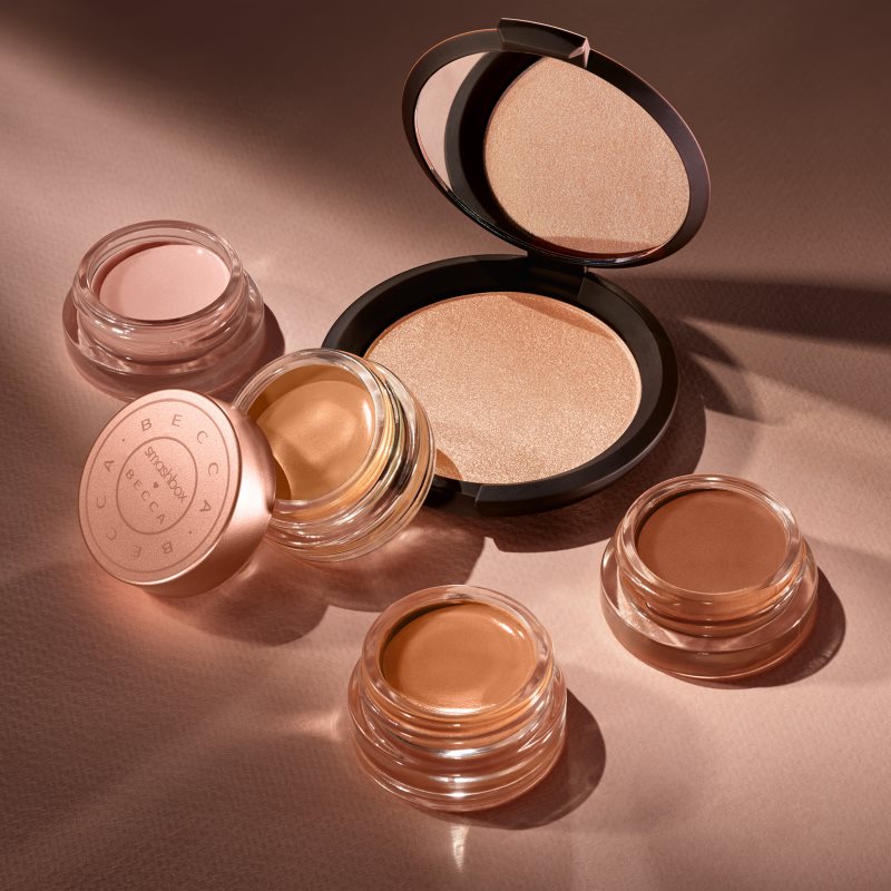 Smashbox x Becca Shimmering Skin Perfector Pressed Highlighter iluminador tono Rose Quarz 7 g