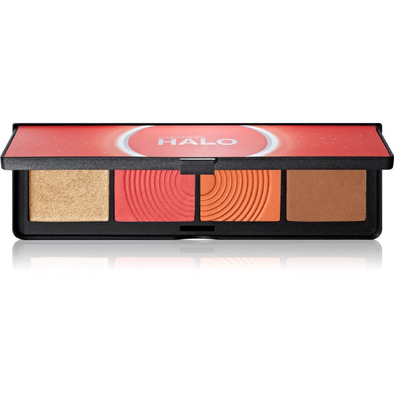 Smashbox Halo Sculpt + Glow Face Palette highlighter and blusher palette shade Coral Saturation 15,7