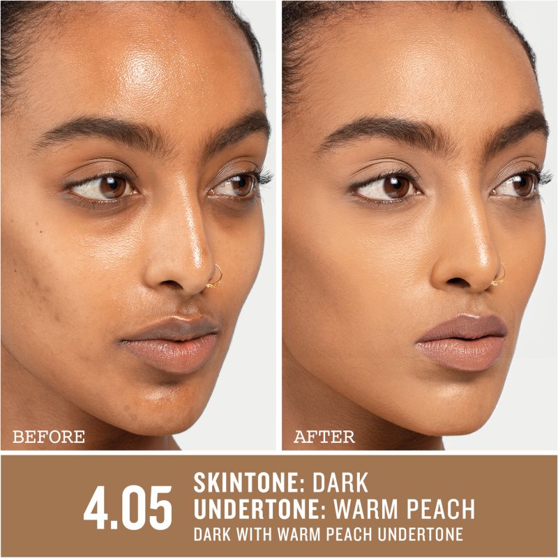 Smashbox Studio Skin Full Coverage 24 Hour Foundation тональний крем відтінок 4.05 Dark, Warm & Peachy 30 мл